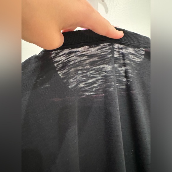 Lorna Jane Black logo T Shirt (L) - Picture 3 of 5